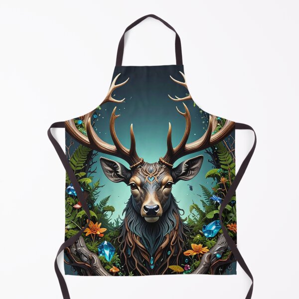 Item preview, Mystical Forest Stag Majestic Deer Artwork designed and sold by Kavin786.