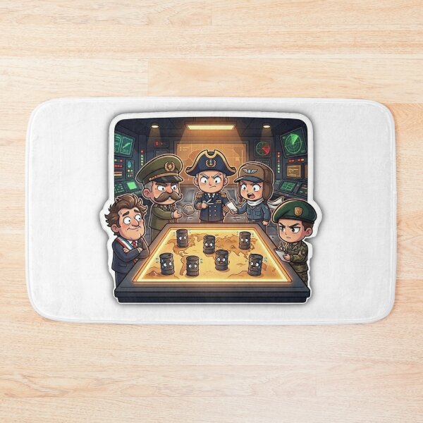 Item preview, War Room Strategy - Funny Military Tactics Sticker designed and sold by sabarinath3421.