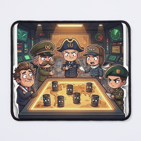Item preview, War Room Strategy - Funny Military Tactics Sticker designed and sold by sabarinath3421.