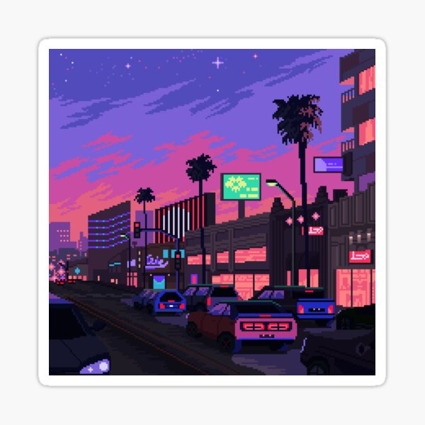 8 PM Sticker
