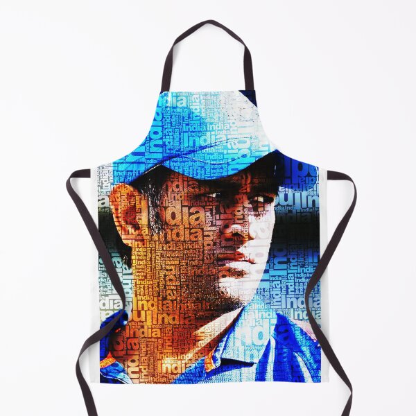 Item preview, Dhoni Typography Multicolor art designed and sold by artbundleindia.