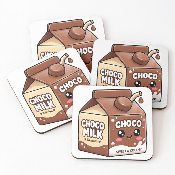 Item preview, Cute Chocolate Milk Carton Kawaii Drink Aesthetic Design designed and sold by BobaBunny76.