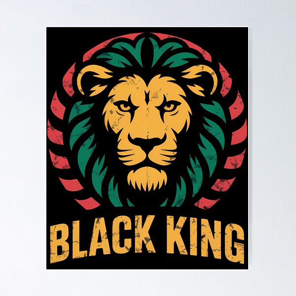 Item preview, Black King Lion Black History Month Men & Juneteenth Boys designed and sold by TrinaEspinoza.