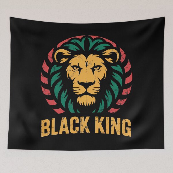 Item preview, Black King Lion Black History Month Men & Juneteenth Boys designed and sold by TrinaEspinoza.