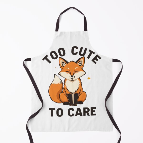 Item preview, Too Cute To Care Fox Shirt Funny Sassy Fox Gift Fox Lover Humor Attitude Fox Tee designed and sold by Sky-bully.