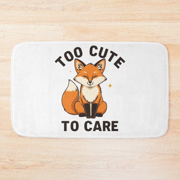 Item preview, Too Cute To Care Fox Shirt Funny Sassy Fox Gift Fox Lover Humor Attitude Fox Tee designed and sold by Sky-bully.