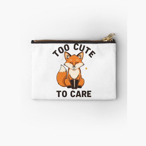 Item preview, Too Cute To Care Fox Shirt Funny Sassy Fox Gift Fox Lover Humor Attitude Fox Tee designed and sold by Sky-bully.