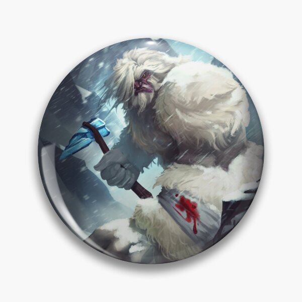 Item preview, Yeti of the Frozen Summit - Monster Mountain Game Art designed and sold by MonsterMountain.