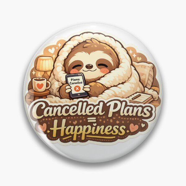 Item preview, Happy Sloth Sticker Kawaii Introvert Meme Aesthetic for Cozy Homebodies & Relaxing Vibes designed and sold by CutePrintCorner.