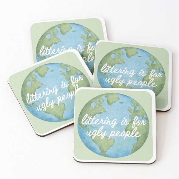 Item preview, Littering is for ugly people designed and sold by hazywares.