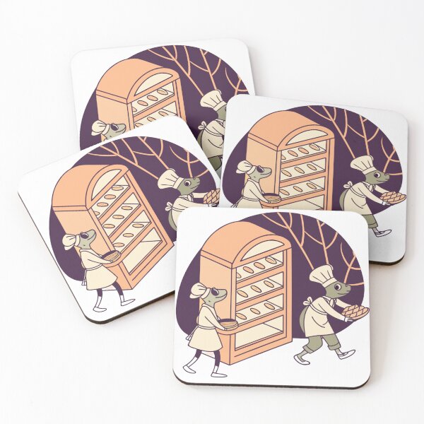 Item preview, magical bakery run by frogs, glowing bread shelves, fantasy cozy aesthetic designed and sold by Senglaopattern.