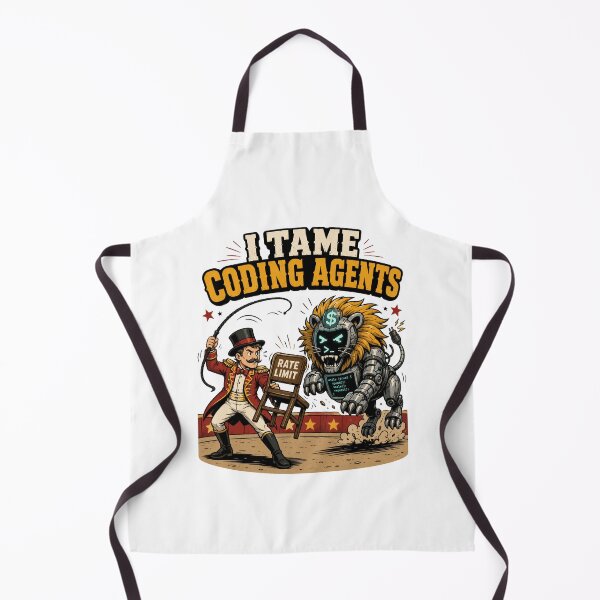 Item preview, AI Human Oversight I Tame Coding Agents Retro Tech designed and sold by ExprezzDesigns.