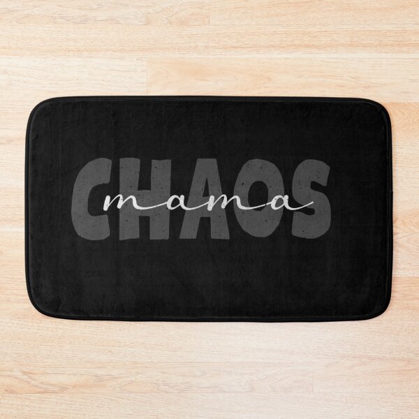 Item preview, Funny Minimalist Chaos Mama Cursive Typography Black designed and sold by TackyTime.