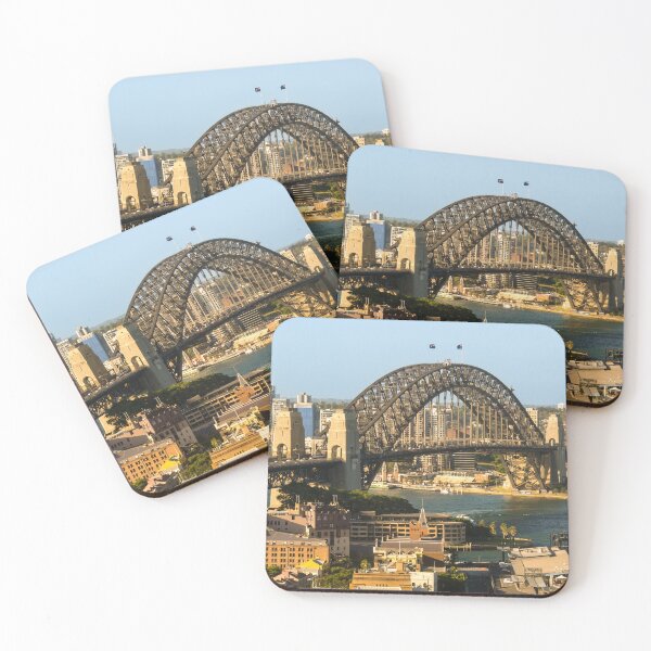 Item preview, Aerial View of Sydney Harbour Bridge |  Drone Perspective, NSW, Australia Art designed and sold by Ross.A.Campbell.