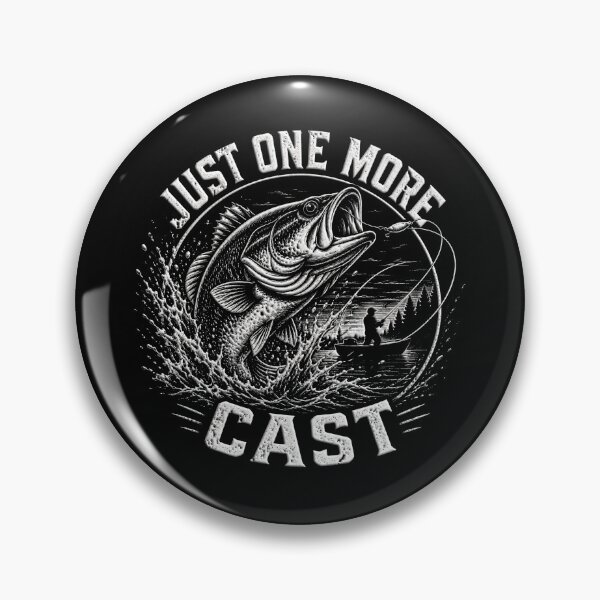 Item preview, Just One More Cast Vintage Fishing Retro Sunset River Angler Bass Trout Fly Fisherman Sportsman  designed and sold by Jt41.