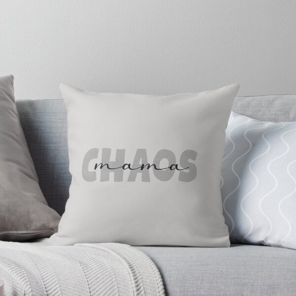 Item preview, Cute Minimalist Chaos Mama Cursive Typography Gray designed and sold by TackyTime.
