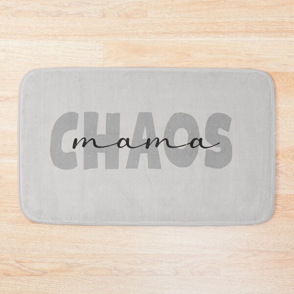 Item preview, Cute Minimalist Chaos Mama Cursive Typography Gray designed and sold by TackyTime.