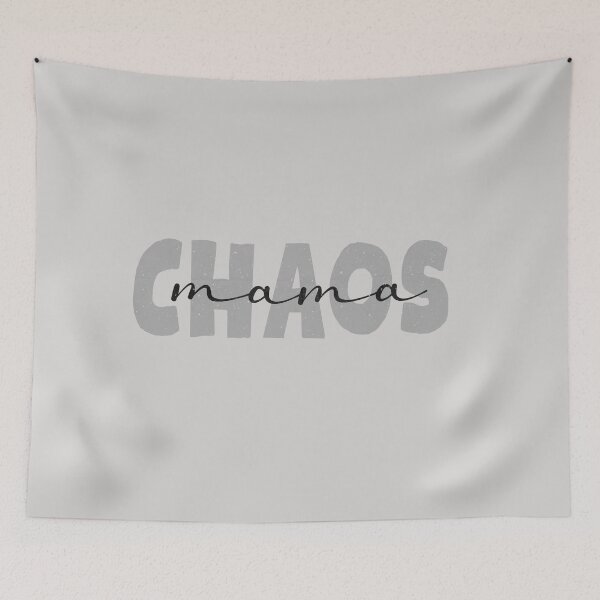 Item preview, Cute Minimalist Chaos Mama Cursive Typography Gray designed and sold by TackyTime.