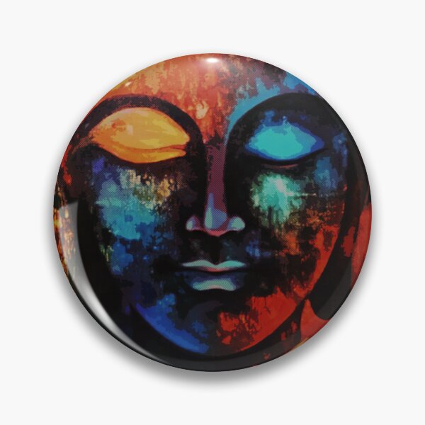 Item preview, Abstract colorful Buddha trendy art designed and sold by artbundleindia.