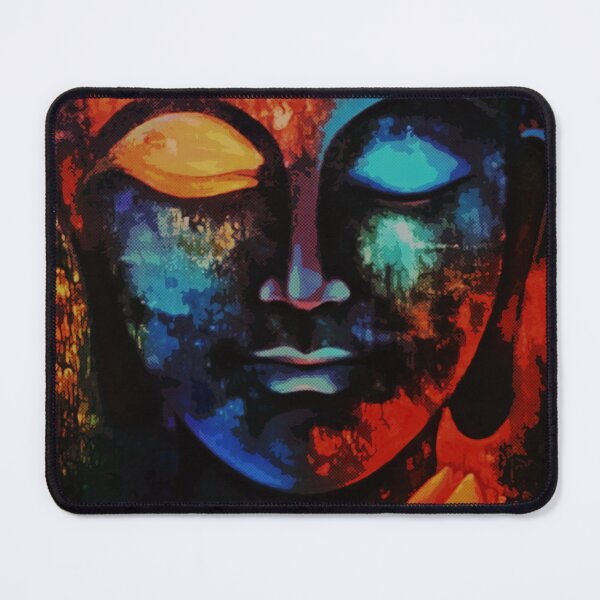 Item preview, Abstract colorful Buddha trendy art designed and sold by artbundleindia.
