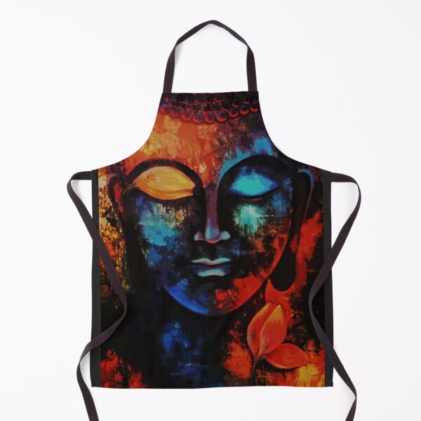 Item preview, Abstract colorful Buddha trendy art designed and sold by artbundleindia.
