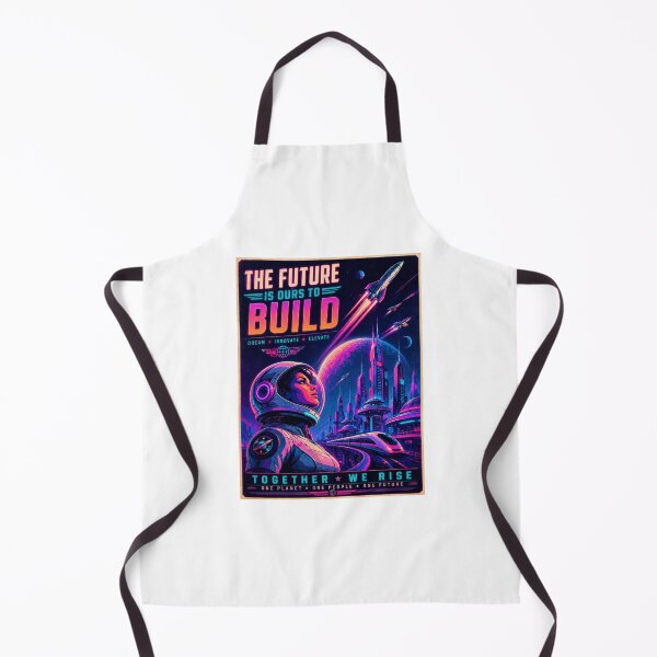 Item preview, The Future Is Ours To Build – Neon Retro Futurism designed and sold by Fleetwood1994.