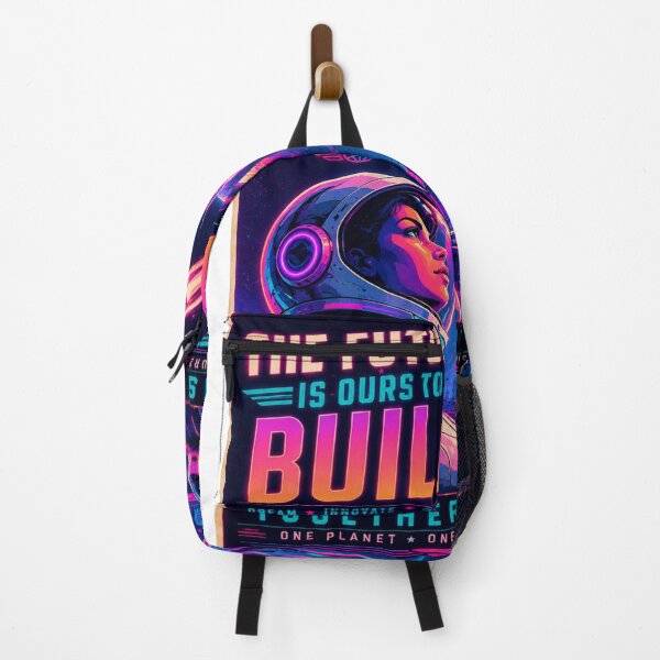 Item preview, The Future Is Ours To Build – Neon Retro Futurism designed and sold by Fleetwood1994.