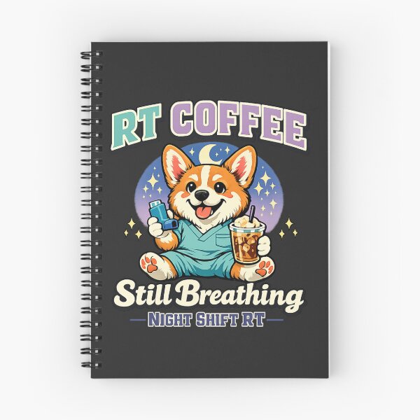 Item preview, Corgi Respiratory Therapist Shirt RT Coffee Night Shift Respiratory Therapy Gift Cute Medical Dog Tee designed and sold by ClinicalHubs.