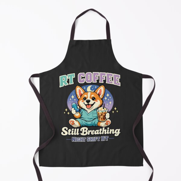 Item preview, Corgi Respiratory Therapist Shirt RT Coffee Night Shift Respiratory Therapy Gift Cute Medical Dog Tee designed and sold by ClinicalHubs.
