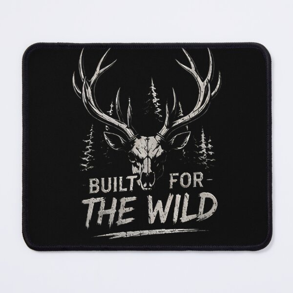 Item preview, Built For The Wild Vintage Mountain Wilderness Bear Silhouette Hiking Camping Adventure Explorer designed and sold by Jt41.
