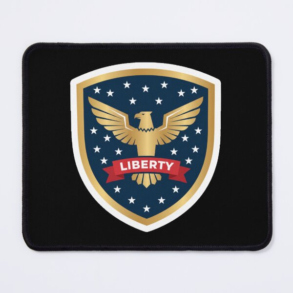 Item preview, Liberty Eagle Patriotic Shield USA Stickers designed and sold by FestivityFinds.