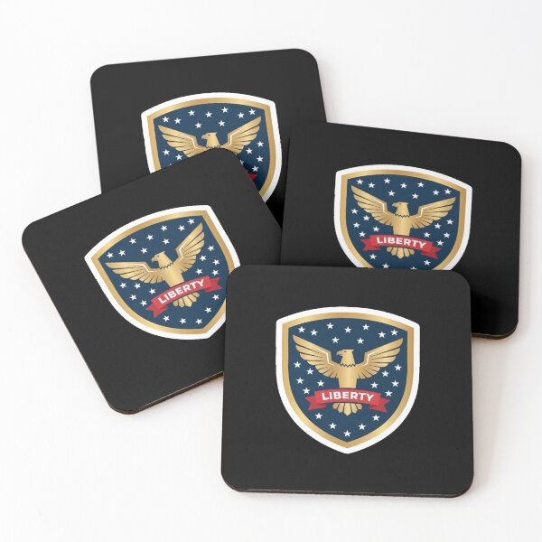 Item preview, Liberty Eagle Patriotic Shield USA Stickers designed and sold by FestivityFinds.