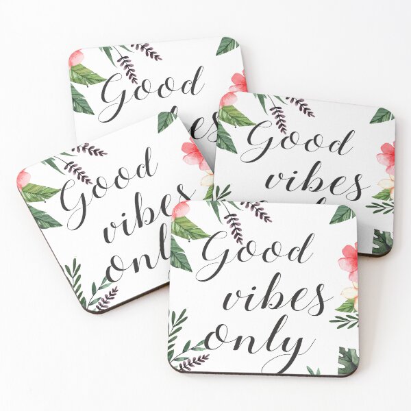 Item preview, good vibes leaf pattern designed and sold by artbundleindia.