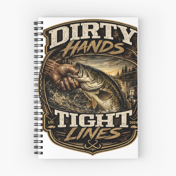 Item preview, Dirty hands tight lines  designed and sold by Cigars & Crayons .