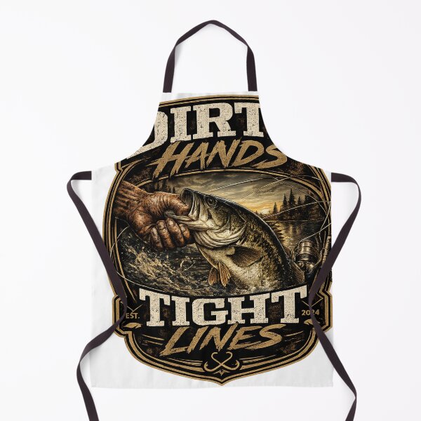 Item preview, Dirty hands tight lines  designed and sold by Cigars & Crayons .