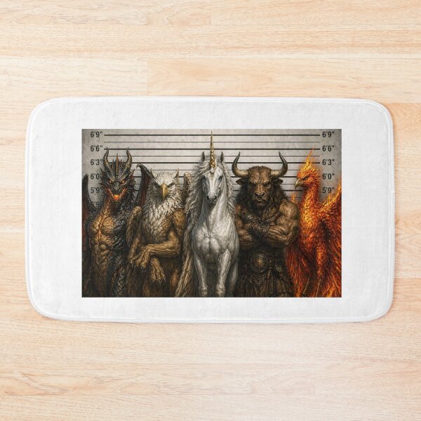 Item preview, Mythical Creatures Lineup: Dragon, Griffin, Unicorn, Minotaur & Phoenix designed and sold by FyreHorse Designs.
