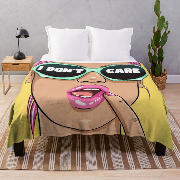 Item preview, I Don't Care Sassy Attitude Girl Cool Confident Graphic Design designed and sold by Vicky021.