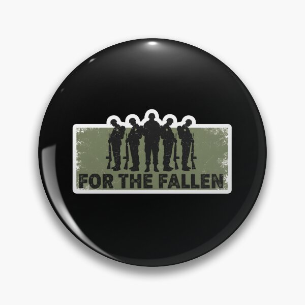 Item preview, For The Fallen Military Tribute Veteran Stickers designed and sold by FestivityFinds.