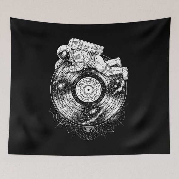 Item preview, Cosmic Vinyl Astro Grooves Astronaut Space Galaxy Record Music Lover designed and sold by graphixpolash.