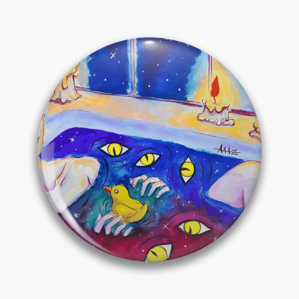 Aperçu de l'œuvre Surreal Cosmic Bathtub Eyes Dreamcore Mystic Fan créée et vendue par EuphWHA.