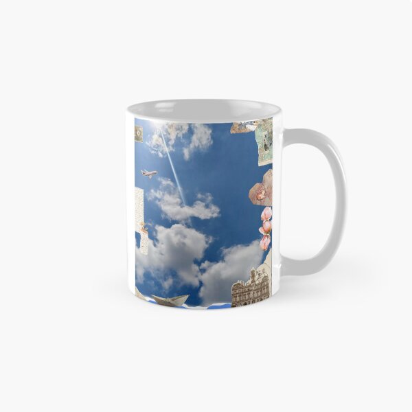 Item preview, Sunlit Wanderlust: Vintage Travel & Sky Collage designed and sold by AozoraMemories.