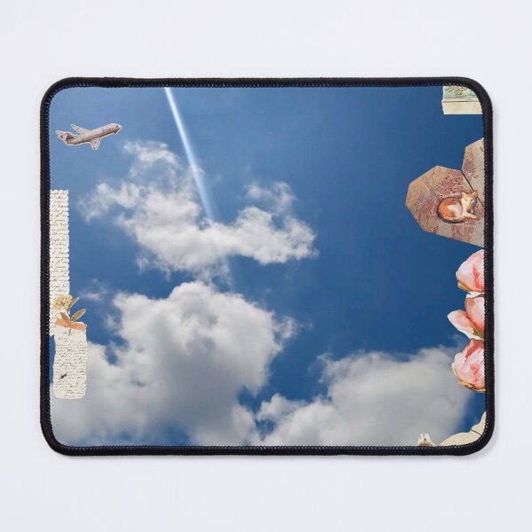 Item preview, Sunlit Wanderlust: Vintage Travel & Sky Collage designed and sold by AozoraMemories.