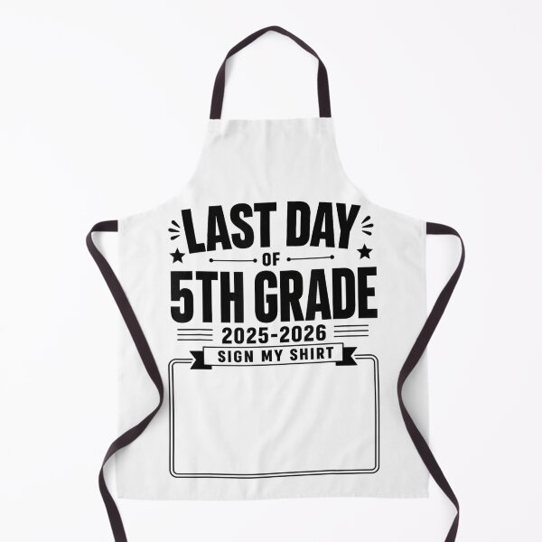 Item preview, Last Day Of 5th Grade Sign My Shirt Class Of 2026 Graduation designed and sold by Buzzlekrun.