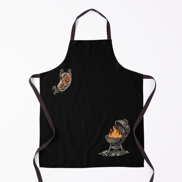 Item preview, Funny Cute Steak Jumping Into Grill Fire Summer BBQ Party Cookout designed and sold by Buzzlekrun.