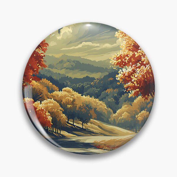 Item preview, Visit Bloomington Indiana Vintage Autumn Postcard designed and sold by Boddicca.