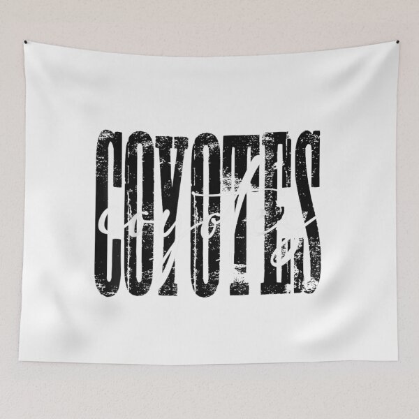 Item preview, Trendy Coyotes Script Mascot Typography Athletic Sports Team Wild Animal Aesthetic designed and sold by Buzzlekrun.