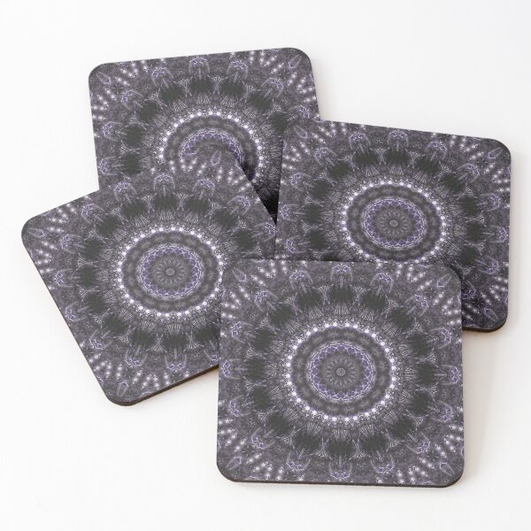 Item preview, Gothic Skull Mandala Dark Fantasy Kaleidoscope Art designed and sold by cr6zym1nd.