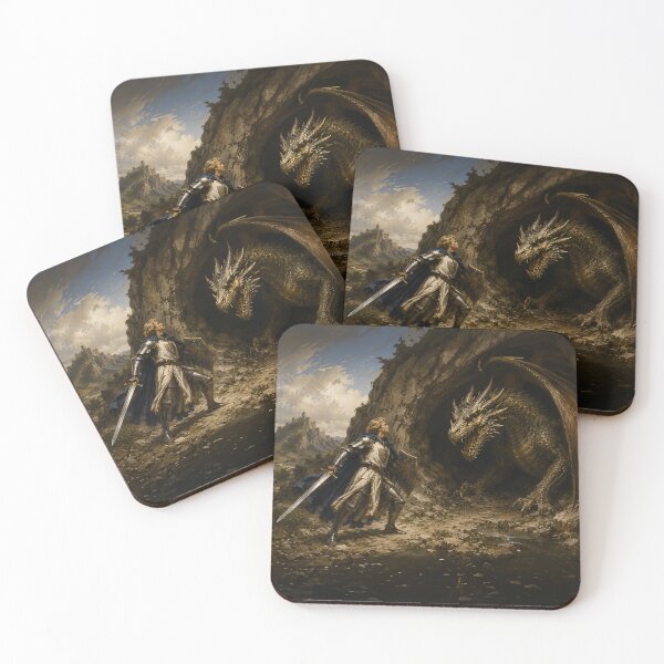 Item preview, Saint George and the Dragon designed and sold by Mythic Sundries.