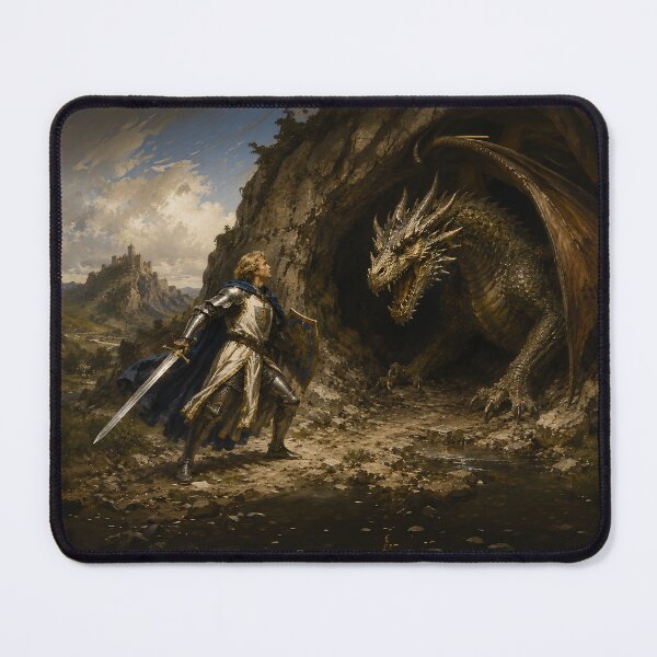 Item preview, Saint George and the Dragon designed and sold by Mythic Sundries.