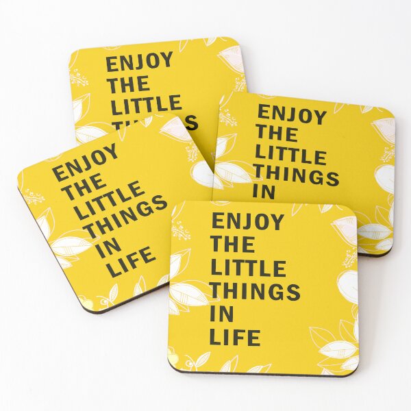 Item preview, Enjoy the little things leaf pattern designed and sold by artbundleindia.